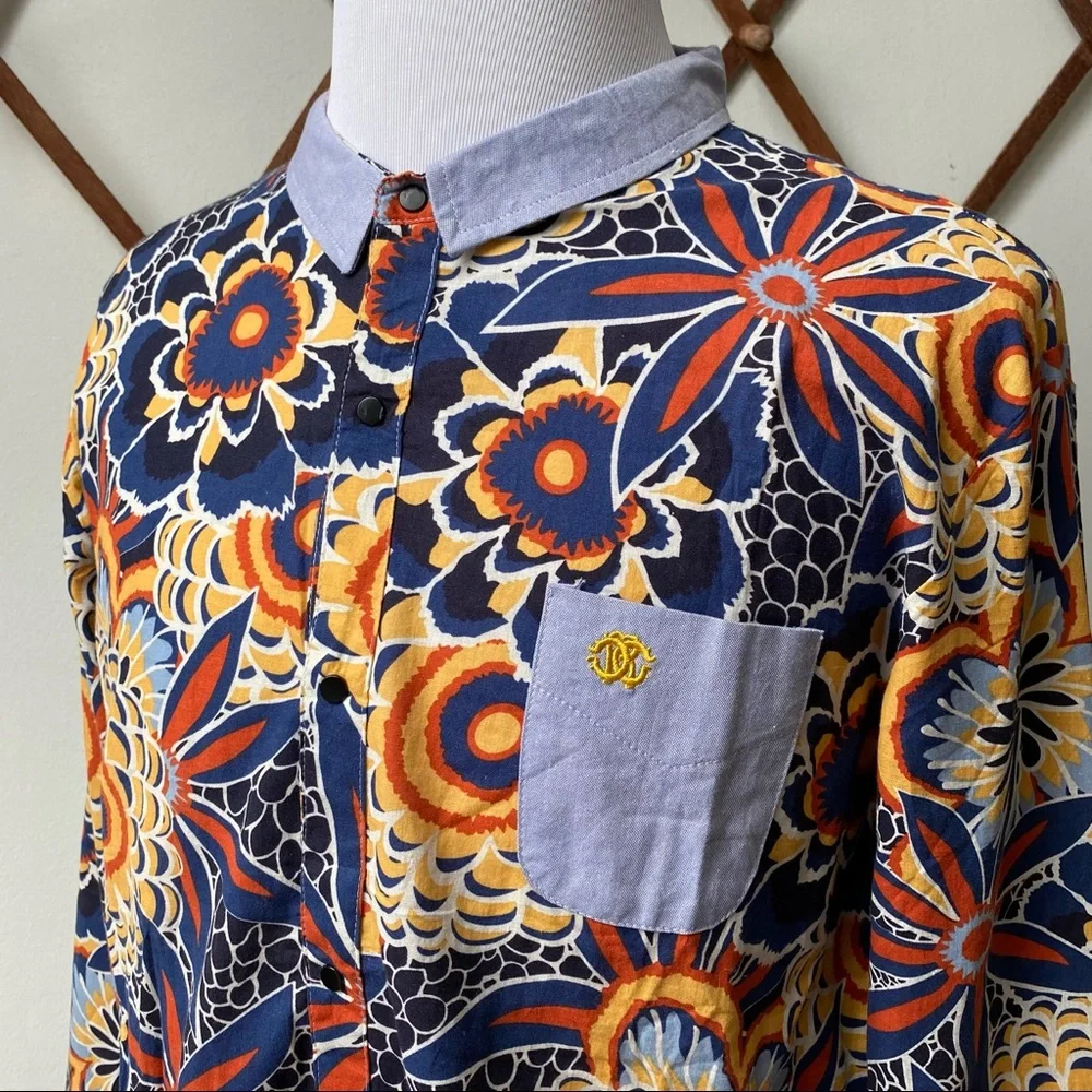 Roberto Cavalli Psychedelic Snap Button Shirt - Picture 5 of 16